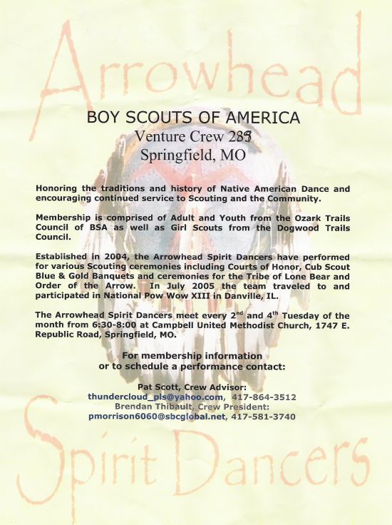 About the Arrowhead Spirit Dancers